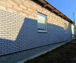 Процесс монтажа стен фасада из термопанелей 